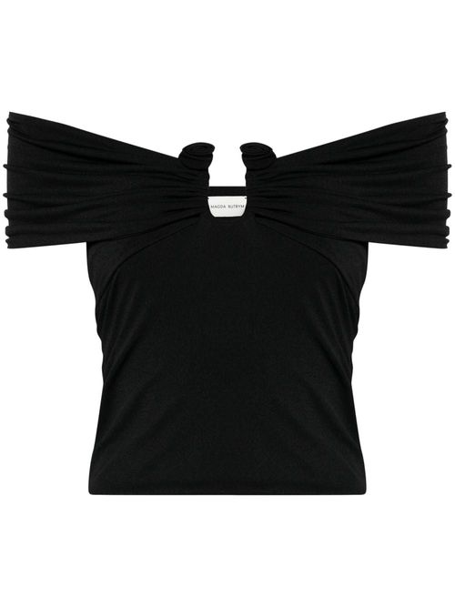 Magda Butrym off-shoulder...