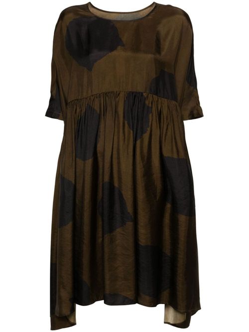 Uma Wang abstract-print midi...