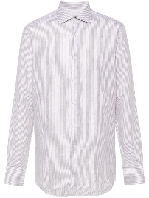 Zegna Oasi striped linen...