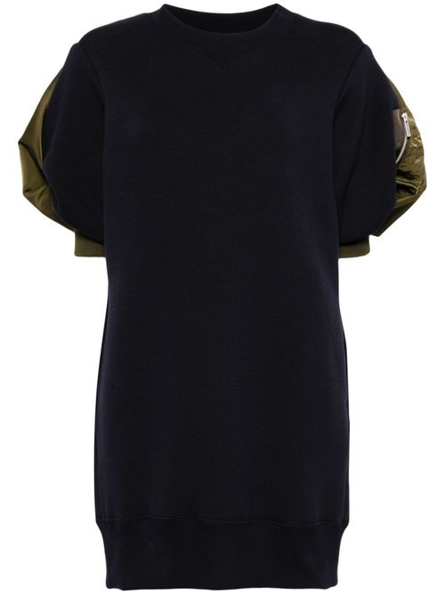 sacai puff-sleeved jersey...