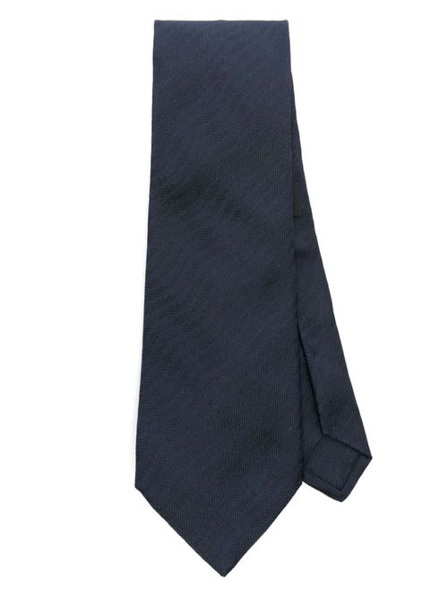 ETRO jacquard silk tie - Blue