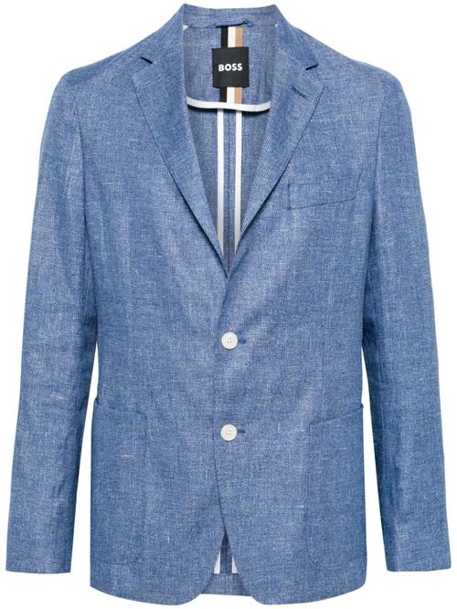 BOSS single-breasted blazer -...