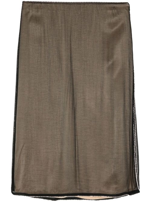 Vince semi-sheer beaded skirt...