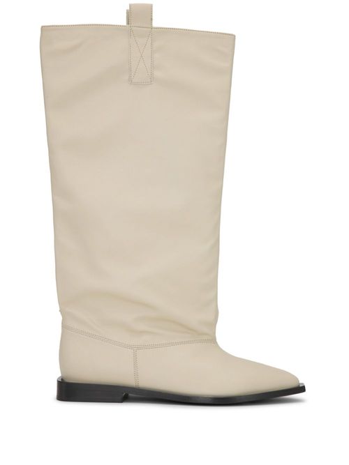 GANNI slouchy knee-high boots...