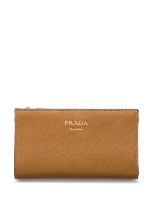 Prada bi-fold leather wallet...