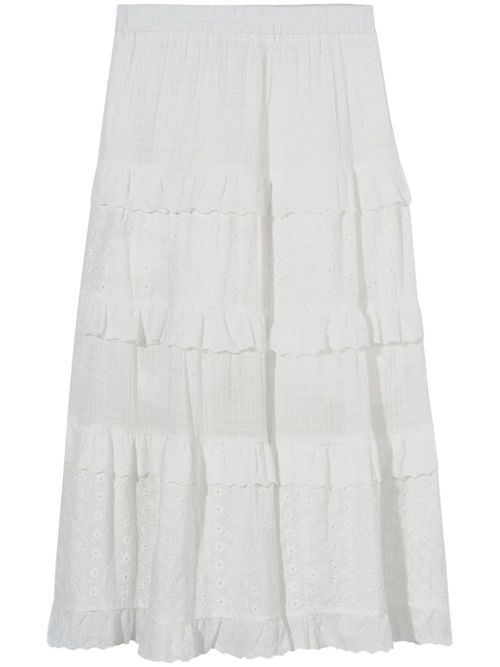 b+ab tiered lace-panel maxi...