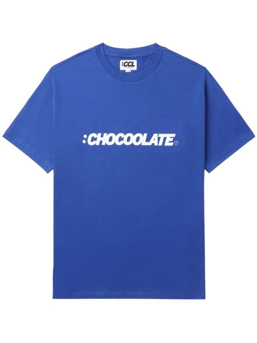 CHOCOOLATE logo-print cotton...