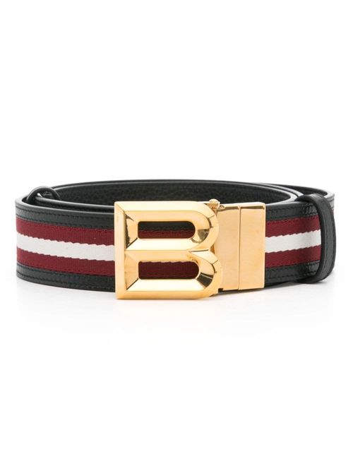 Bally logo-buckle belt - Black