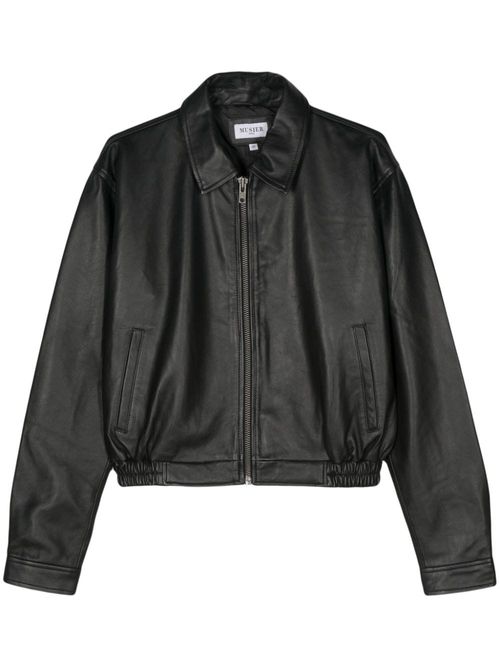 Musier Fresca leather bomber...