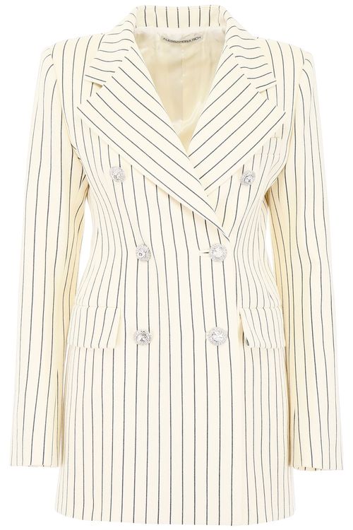 Alessandra Rich Pinstriped...