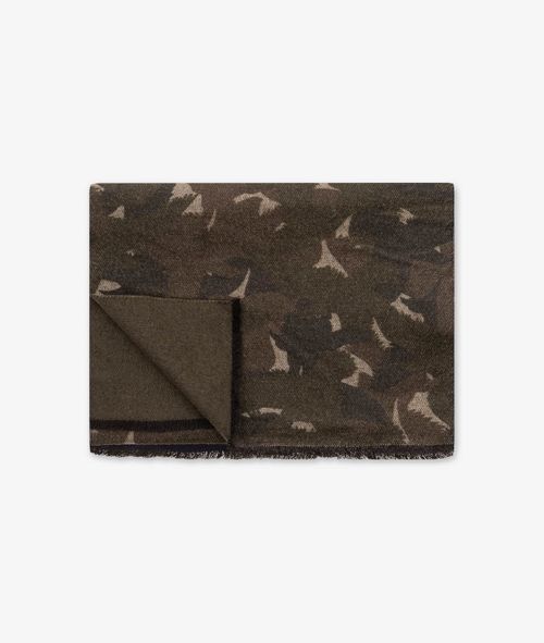 Larusmiani Camouflage Scarf...