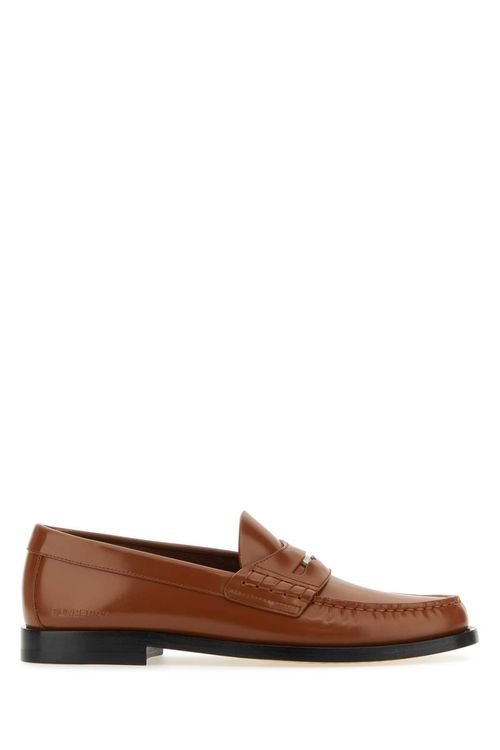 Burberry Brown Leather Loafers