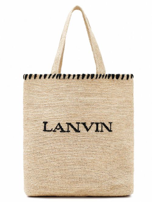 Lanvin Tote Bag In Raffia