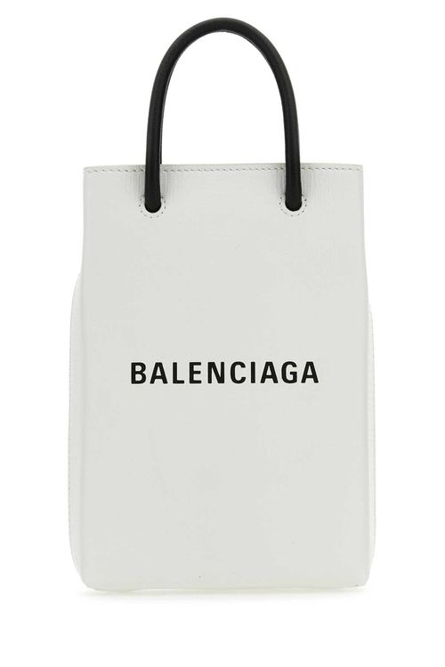 Balenciaga White Leather...