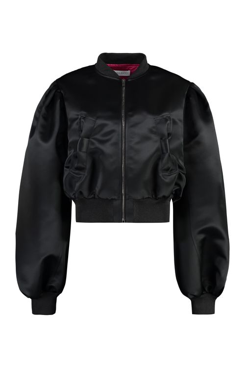 Nina Ricci Satin Bomber Jacket