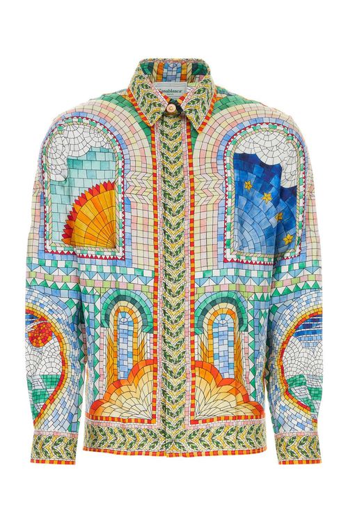 Casablanca Printed Silk Shirt