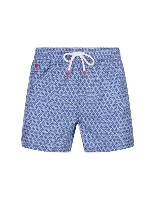 Kiton Blue Swim Shorts With...