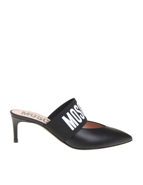 Moschino Sabot In Black...