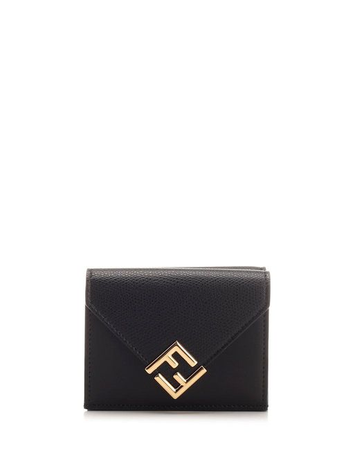 Fendi Ff Plaque Padlock Wallet