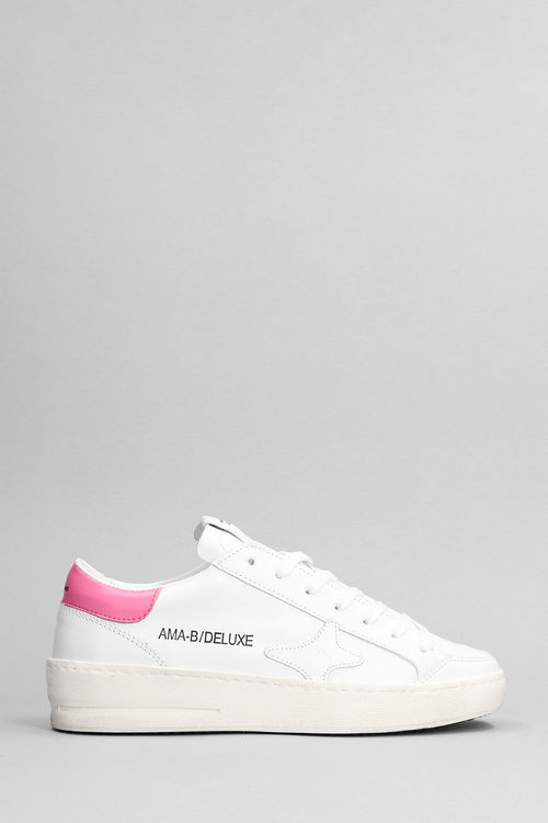 Ama-Brand Sneakers In White...