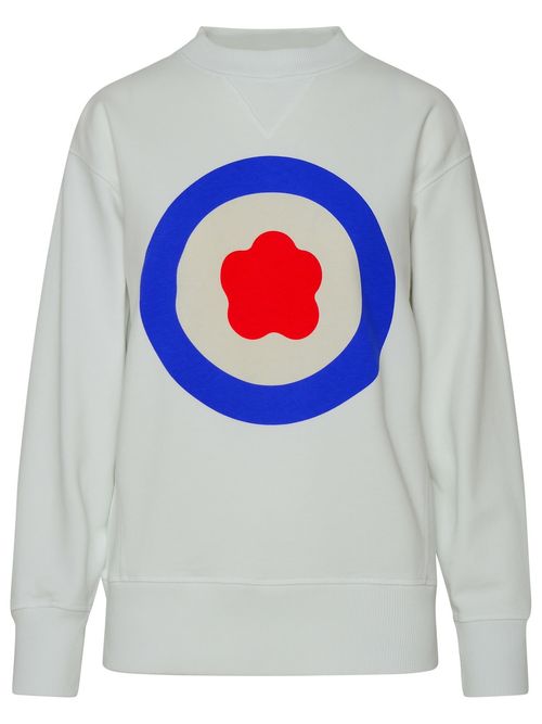 Kenzo White Cotton Hoodie