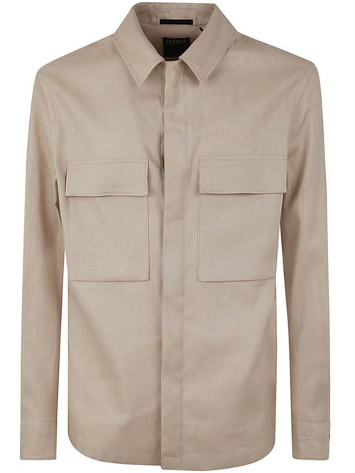 Zegna Oasi Linen Overshirt