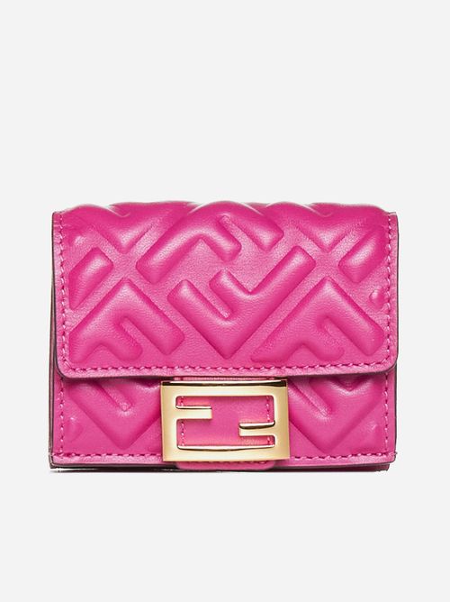 Fendi Ff Leather Micro...