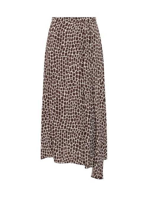 Msgm Asymmetrical Long Skirt...