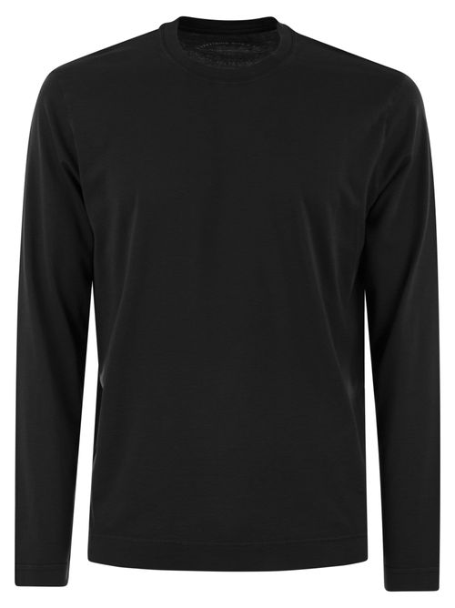 Fedeli Long-Sleeved Cotton...