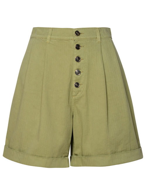 Etro Green Cotton Shorts