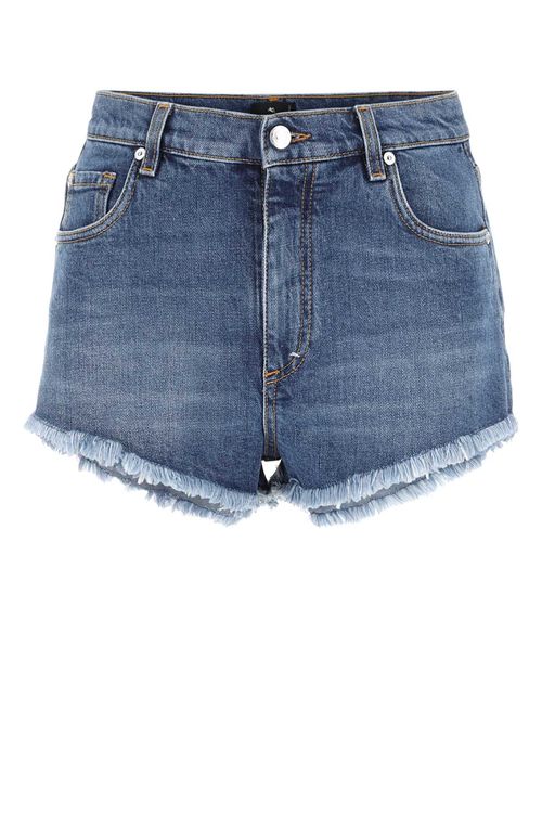 Etro Stretch Denim Shorts