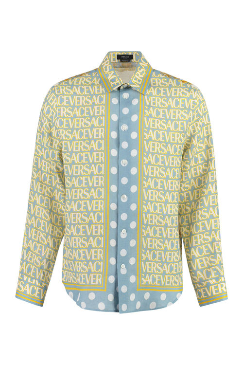 Versace Printed Linen Shirt