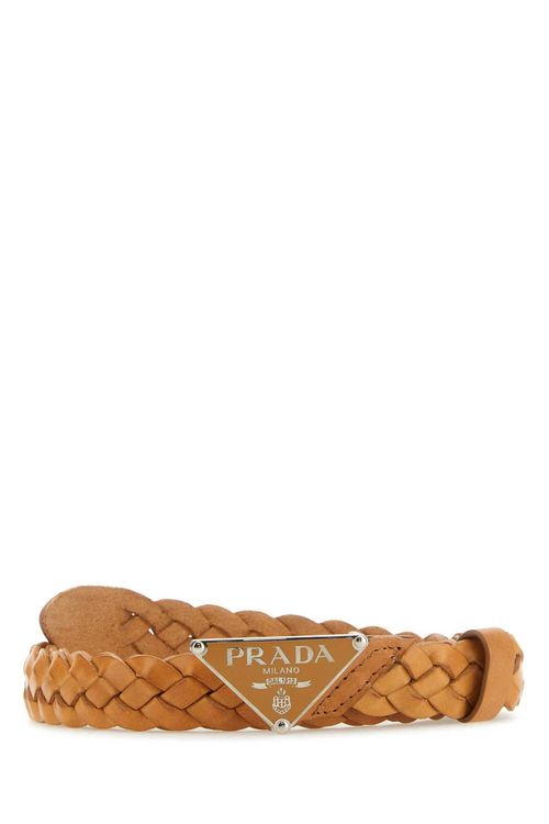 Prada Beige Leather Belt