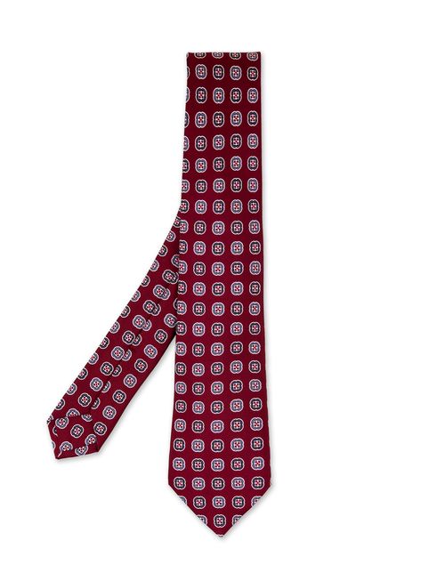 Kiton Burgundy Tie With...