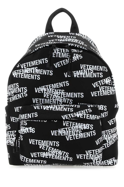 Vetements Black Nylon Backpack