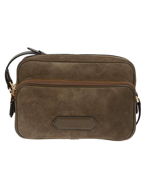 Tom Ford Logo-Patch Messenger...