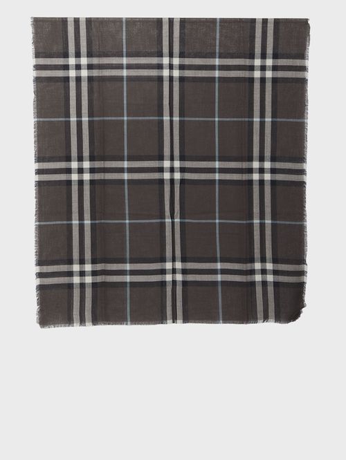 Burberry Check Wool Scarf