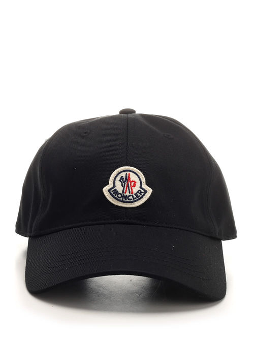 Moncler Black Cap With Logo...