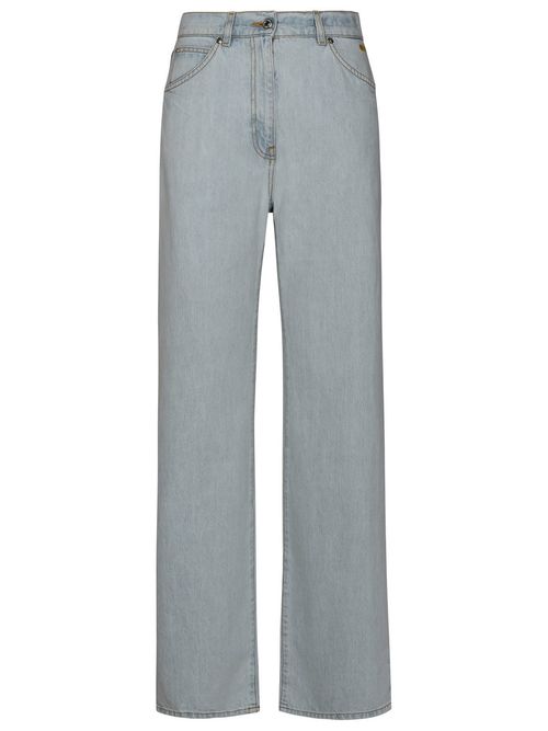 Msgm Light Blue Cotton Jeans