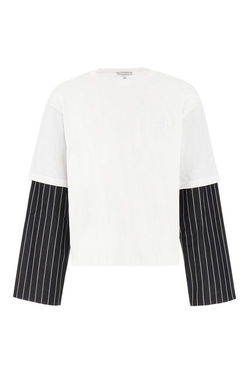 J.w. Anderson Striped-Sleeve...