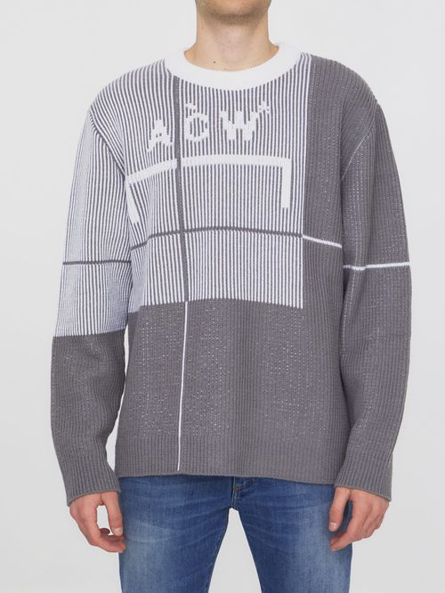 A-Cold-Wall Grid Sweater