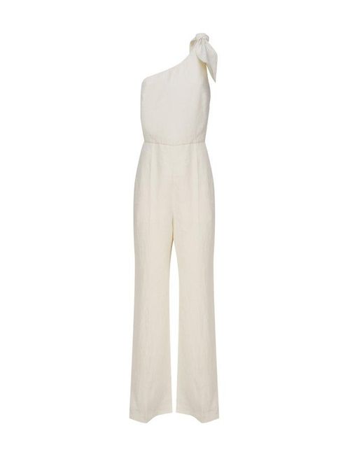 Chloé One-Shoulder Linen...