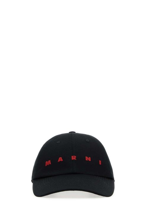 Marni Black Cotton Baseball...