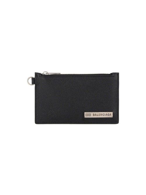 Balenciaga Logo Plaque Wallet