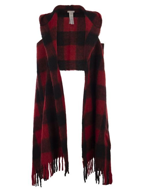 Woolrich Hooded Scarf With...