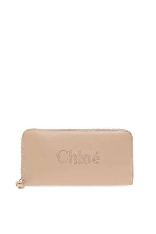 Chloé Leather Wallet With Logo