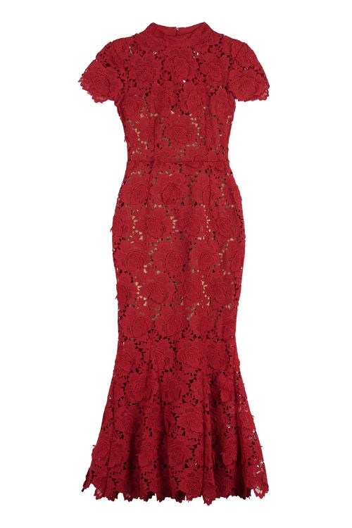 Self-Portrait Lace Midi Dress