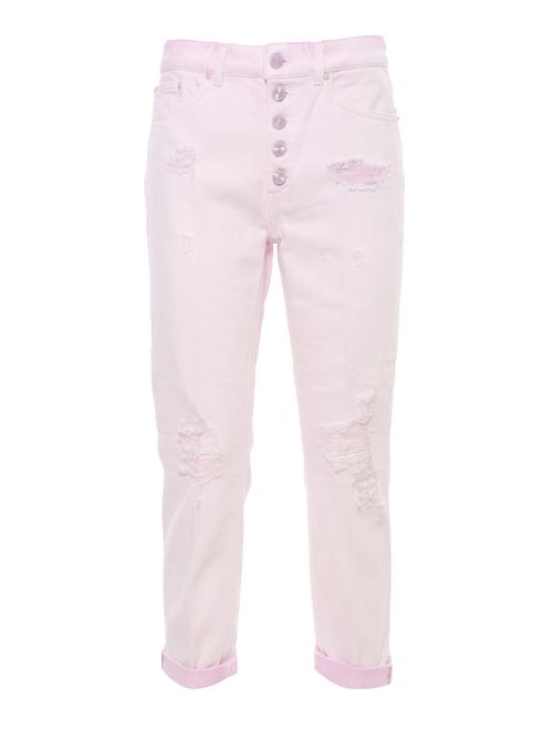 Dondup Frayed Pink Jeans