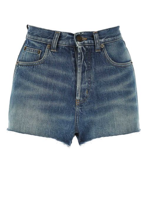 Saint Laurent Denim Shorts