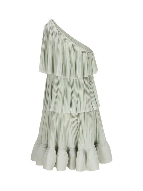 Lanvin Ruffle Midi Asymmetric...